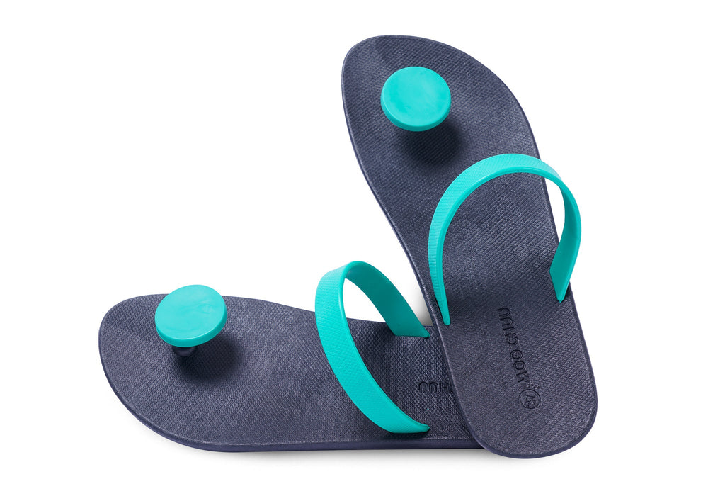 Sweety Dot Black Sole Green Strap
