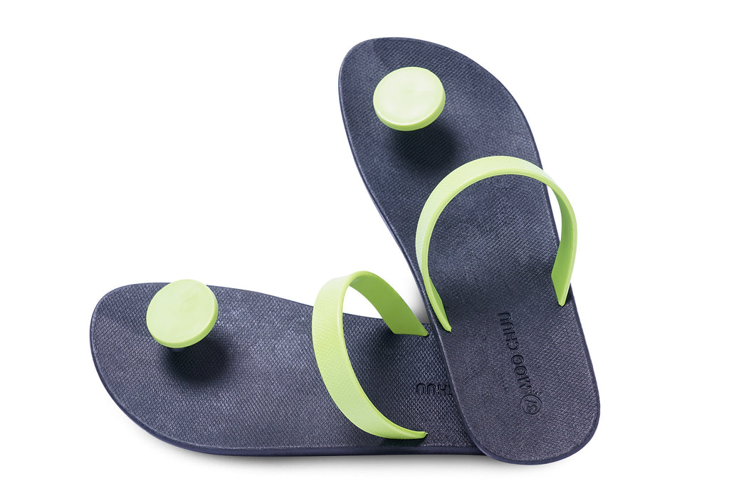 Sweety Dot Black Sole Lime Strap