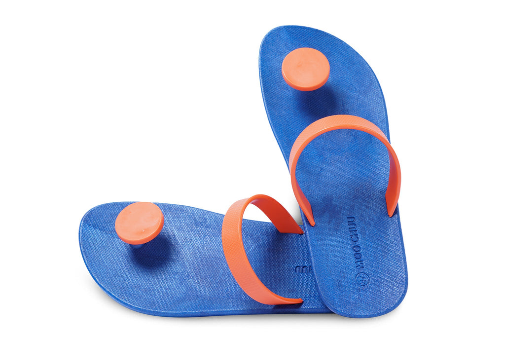 Sweety Dot Blue Sole Orange Strap