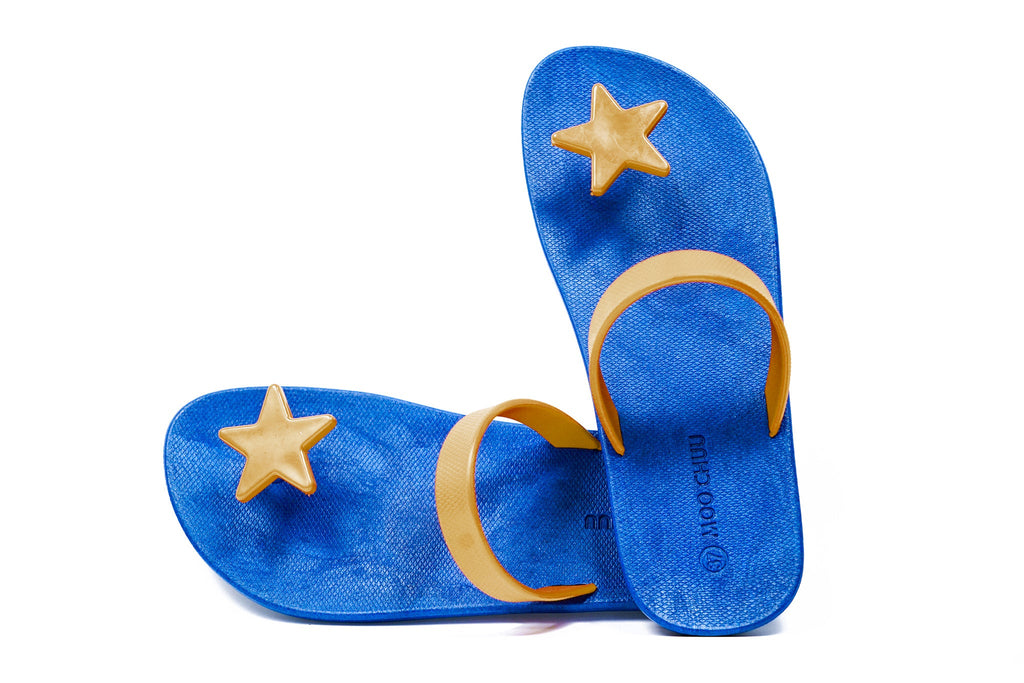 Sweety Star Blue Sole Caramel Strap